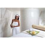 Women's Velour Wrap White, 32" Length OSFM