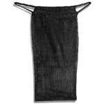 Ladies Disposable Thong Black 12 Pack- One Size
