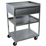 Single Locking Cabinet With Drawer