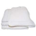 Washcloth 12"X12" White 12 Pack