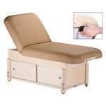 EarthLite Sedona Pneumatic Lift Table with Salon Top and Cabinet