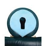 Face Cradle Insert Blue Microfiber