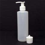 8 Oz Plastic Bottle And Flip Top Cap With Pump