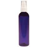 Cobalt Plastic Bottle With White Pump 4 oz