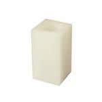 Flameless Square Vanilla Scented Candles 6&amp;quot;X3.25&amp;quot;