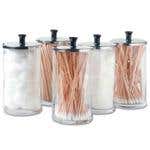 Glass Dispenser Jars Set Of 6 25Oz Each