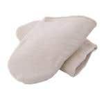 Insulated Terry Mitt White, 1 Pair