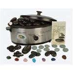 Stone Facial Massage Pkg 45 Stones, 120V Htr &amp; Dvd