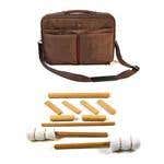 Vulsini Stone Heating Bag With 10 Bamboo Sticks