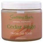 Soothing Touch Cedar Sage Salt Scrub 20oz