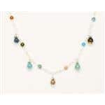 Chakra Alignment Gem Drop Anklet