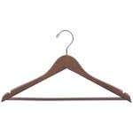 Walnut Robe Hangers, 5 Pack
