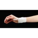 Universal Elastic Wrist Band W/ Thumb Loop White