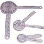 Baseline 8" Plastic Goniometer 360 Degrees