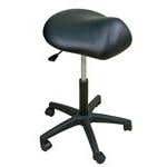 Oakworks Premium Saddle Stool 19-25"H