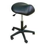 Oakworks Premium Saddle Stool 22-29"H