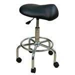 Oakworks® Professional Saddle Stool W/Footrest