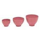 Rubber Mixing Bowls Pink