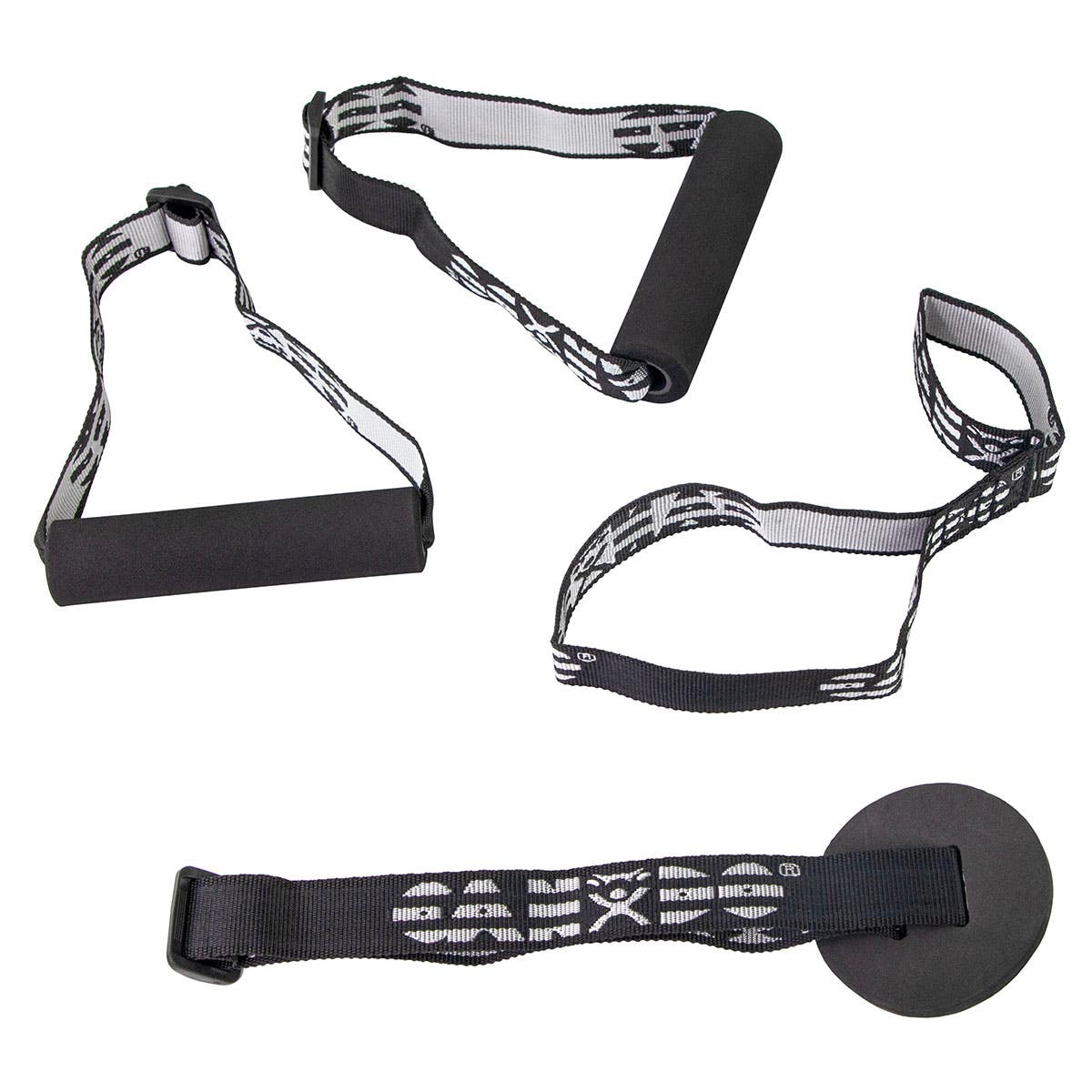 CanDo band/tubing accessory kit (1 ea: loop stirrup, door disc, handle (pair))