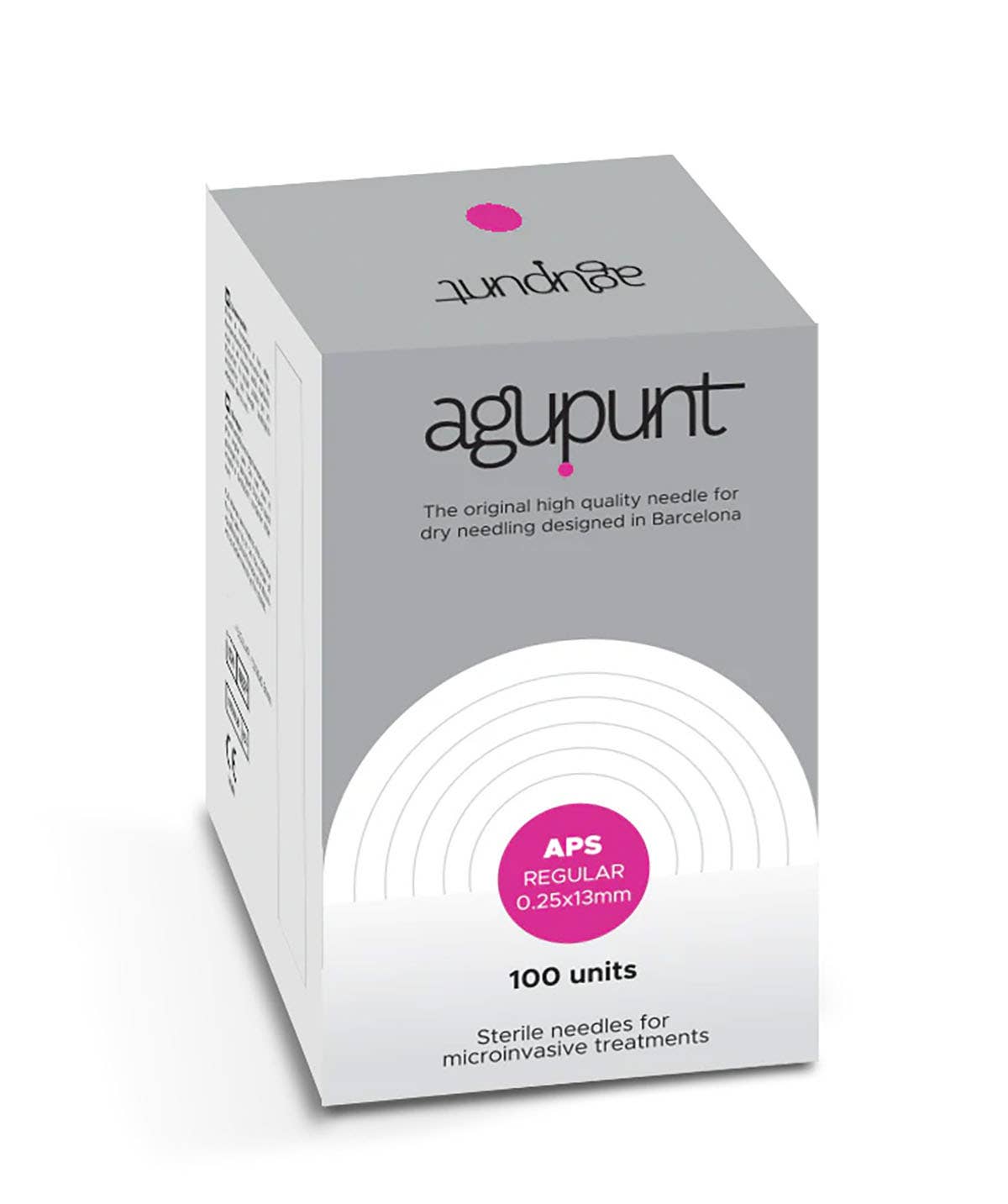 APS Dry Needling Needle, 025  x 13 mm, Dark Pink Tip, 100/Box