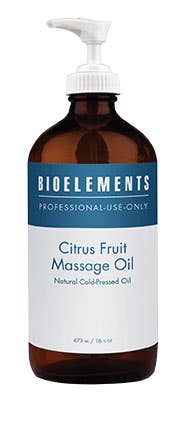 BIOELEMENTS Citrus Fruit Massage Oil 16 oz 50$