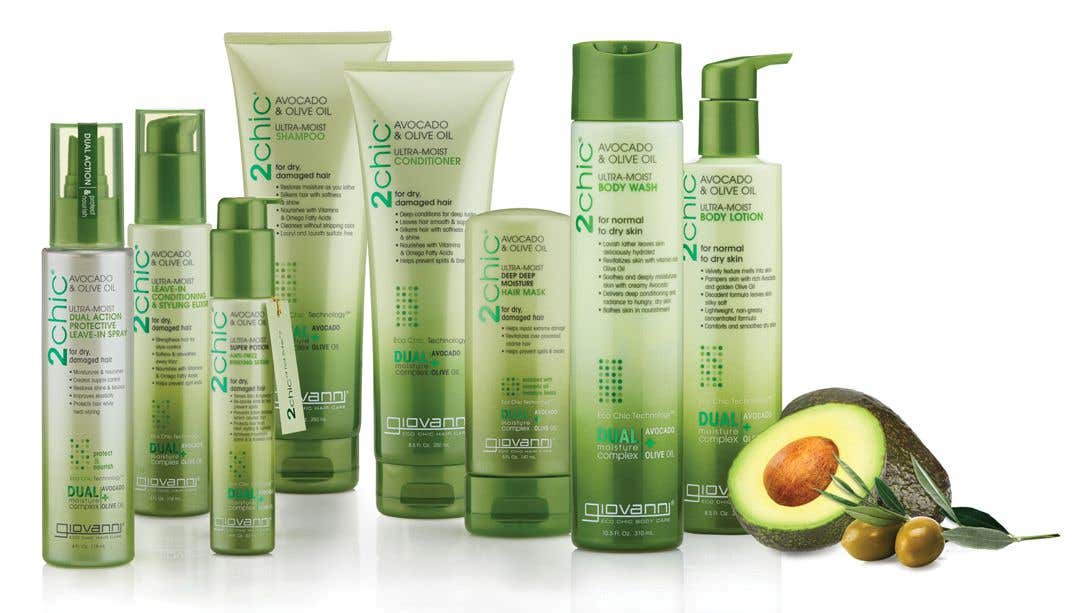 Giovanni 2Chic Avocado Olive Oil Ultra-Moist Body Hair Care Products 0$