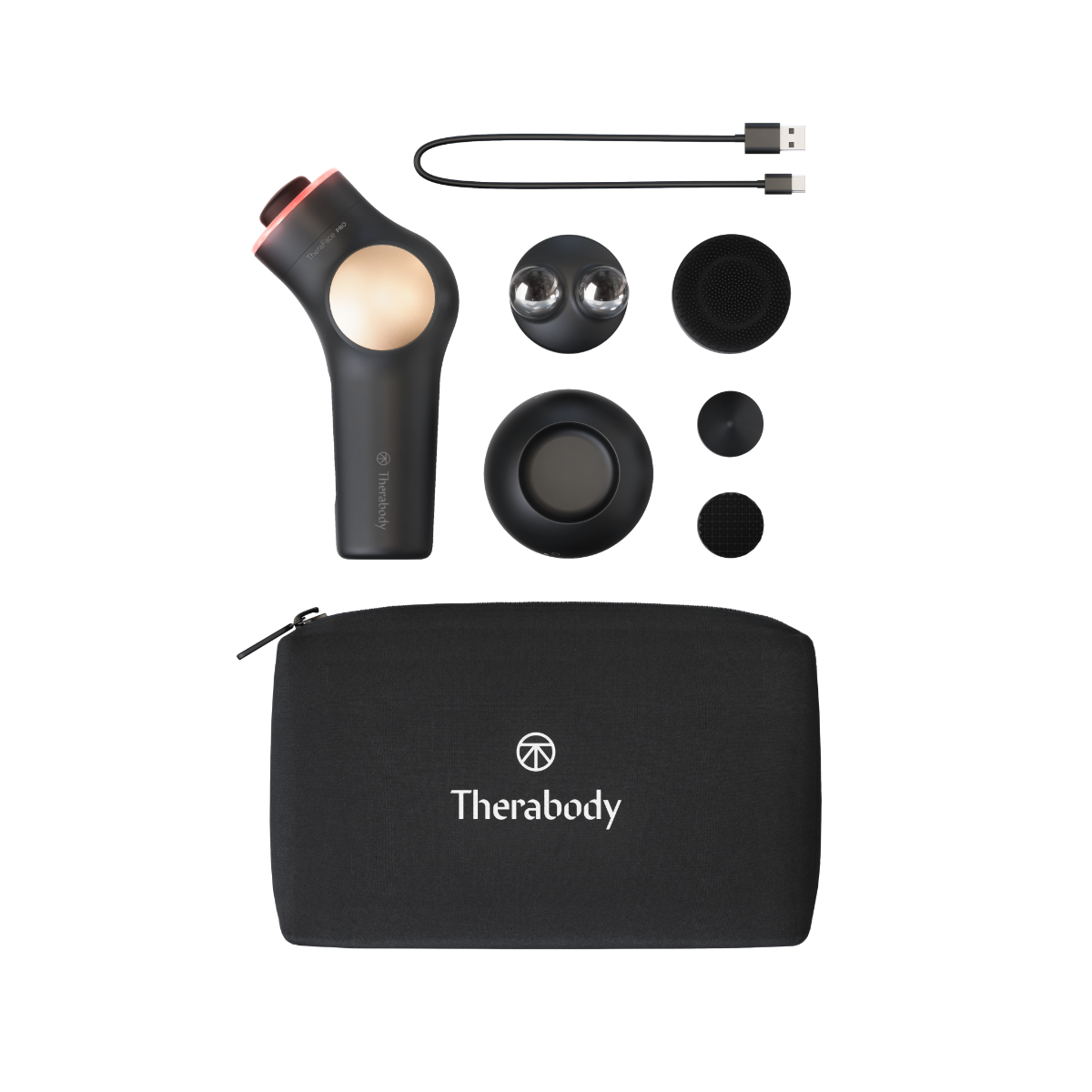 TheraFace Pro Percussive Skin Care Device-Black