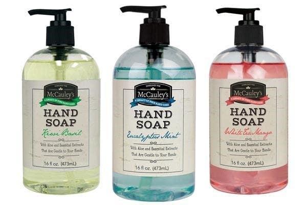 McCauleys Hand Soap Kiwi Basil 16 oz $7