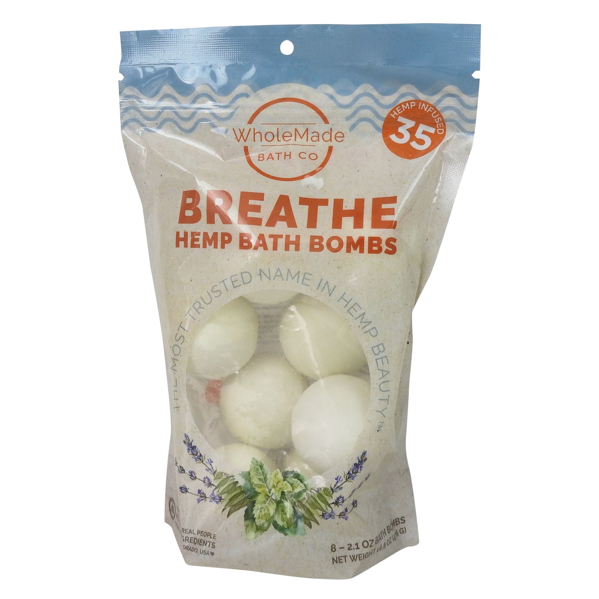 WholeMade® Hemp Bath Bombs Sleep Aid