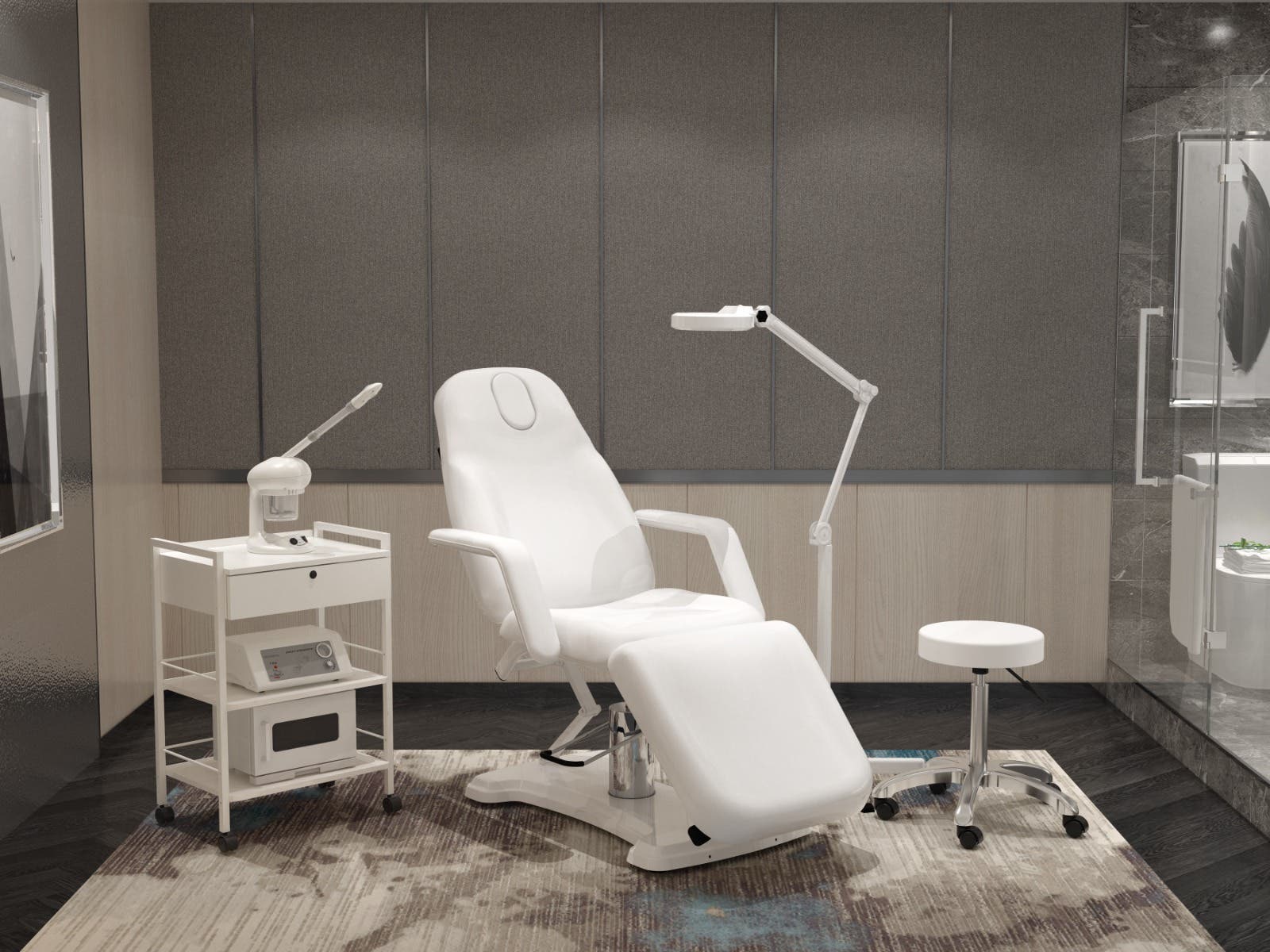 Silverfox Facial Chair, 2206A White