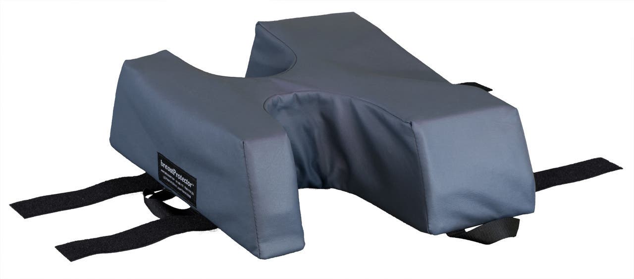 bodyCushion™ Breast Protector Massage Bolster - Medical Blue