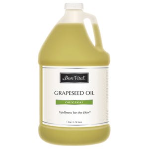Bon Vital'® Grapeseed Massage Oil - 100% Pure Grape Seed Oil