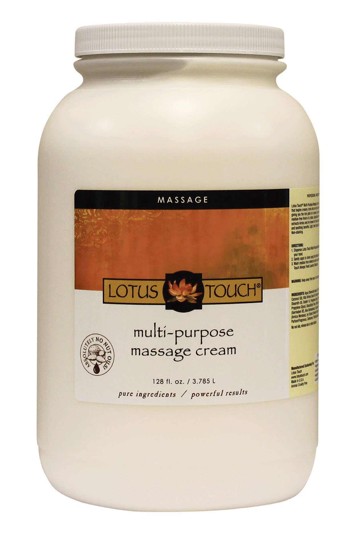 Buy a Lotus Touch® Multi-Purpose Massage Cream 1 Gallon and Get a FREE Lavender Essential Oil!