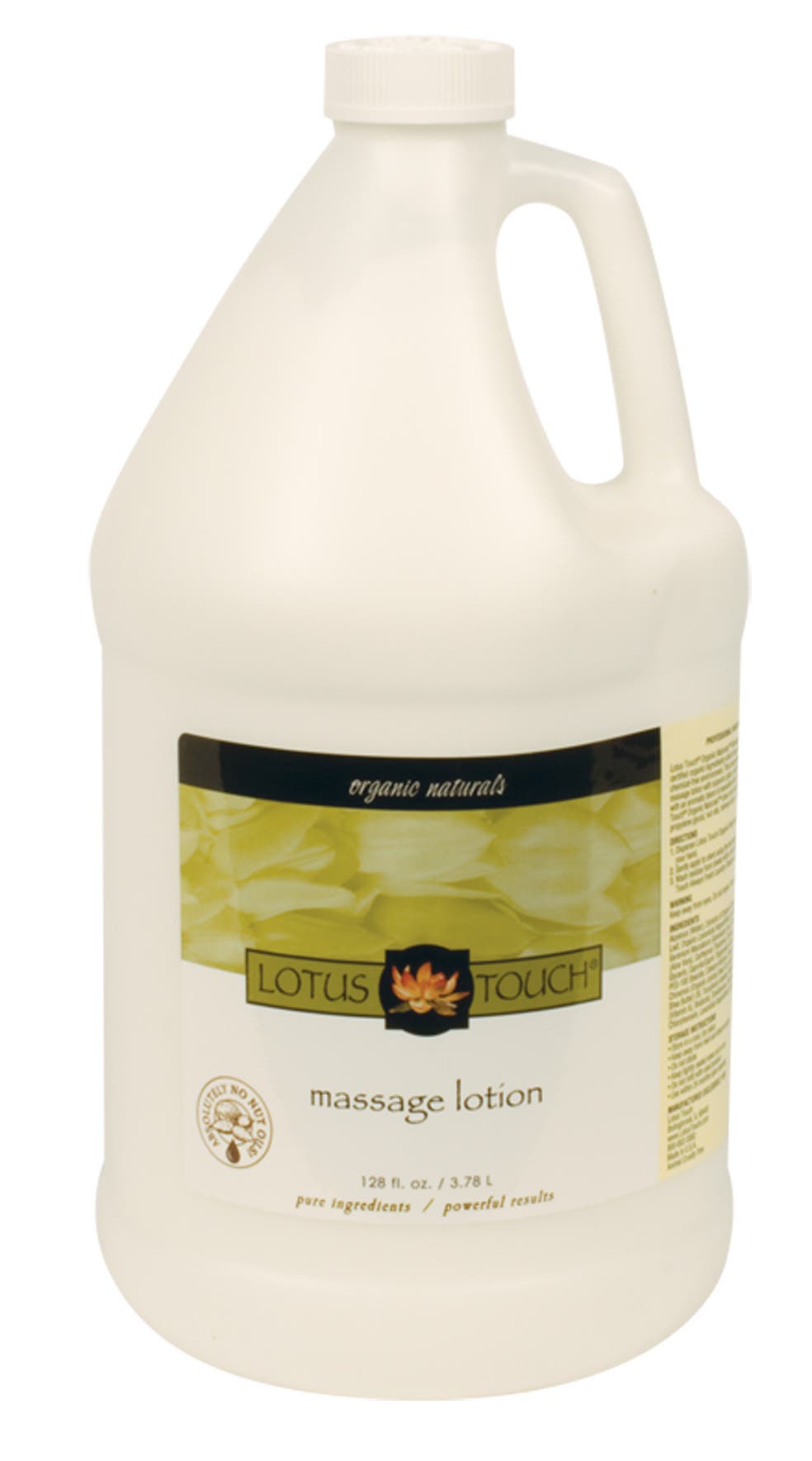 Buy a Lotus Touch® Organic Naturals™ Massage Lotion 1 Gallon and Get a FREE Lavender Essential Oil!