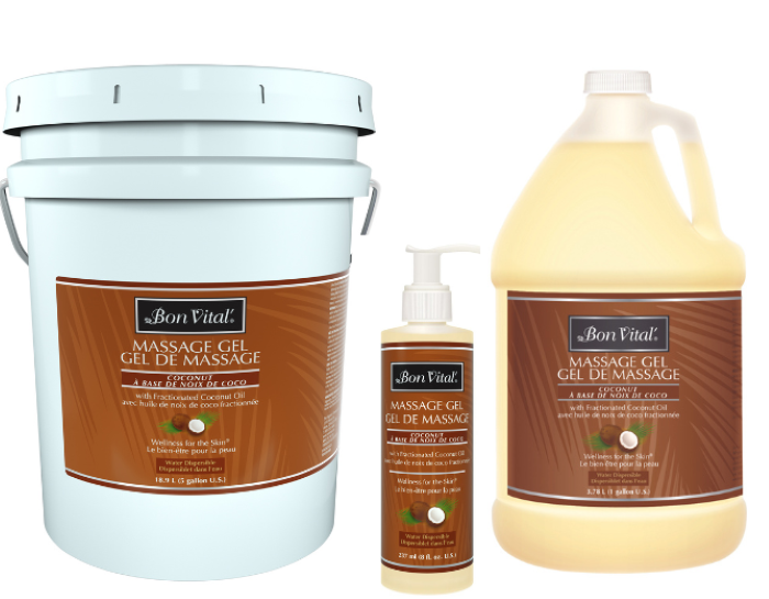 BonVital®CoconutMassageGelwithPureFractionatedCoconutOil