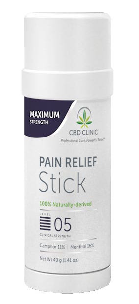 CBD CLINIC™ Clinical Strength Pain Stick - Level 5 – Buy 10 Get 2 FREE