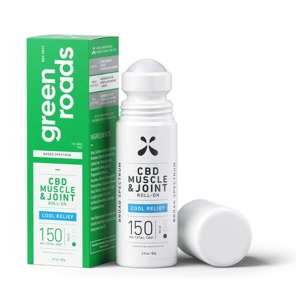 Green Roads Cool Relief CBD Roll-On 3 oz 40$