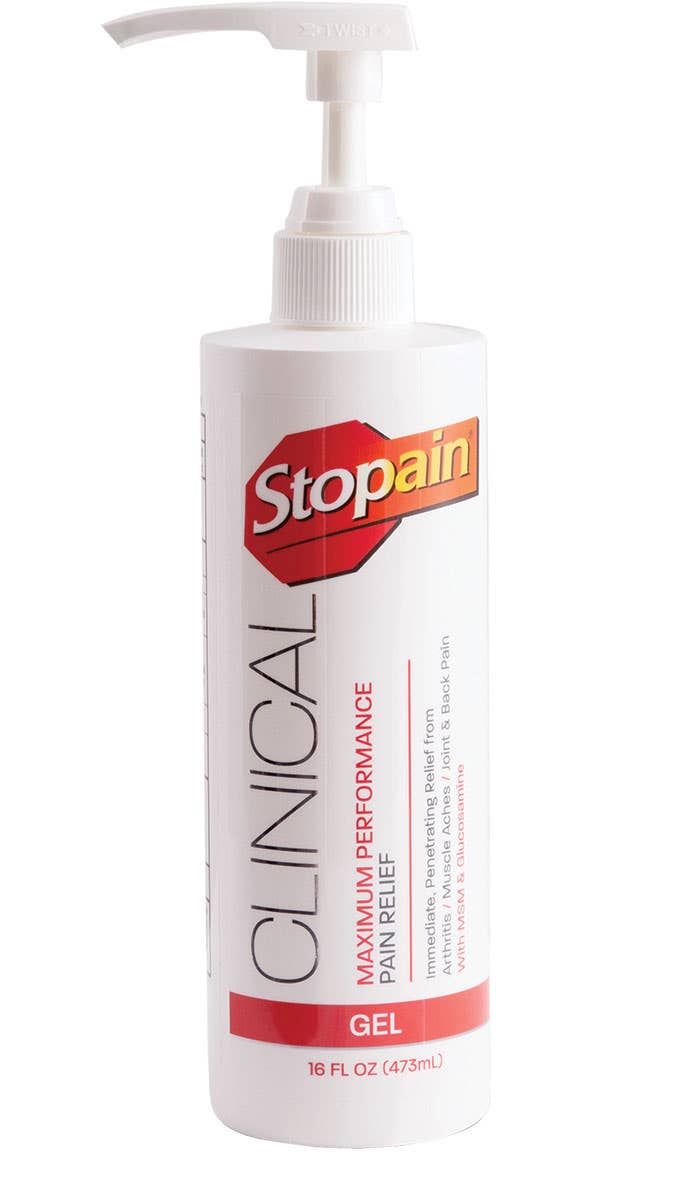 Buy Stopain® Clinical Topical Analgesic (4) 16 oz Pump Bottles, Get (3) 4 oz Sprays Free