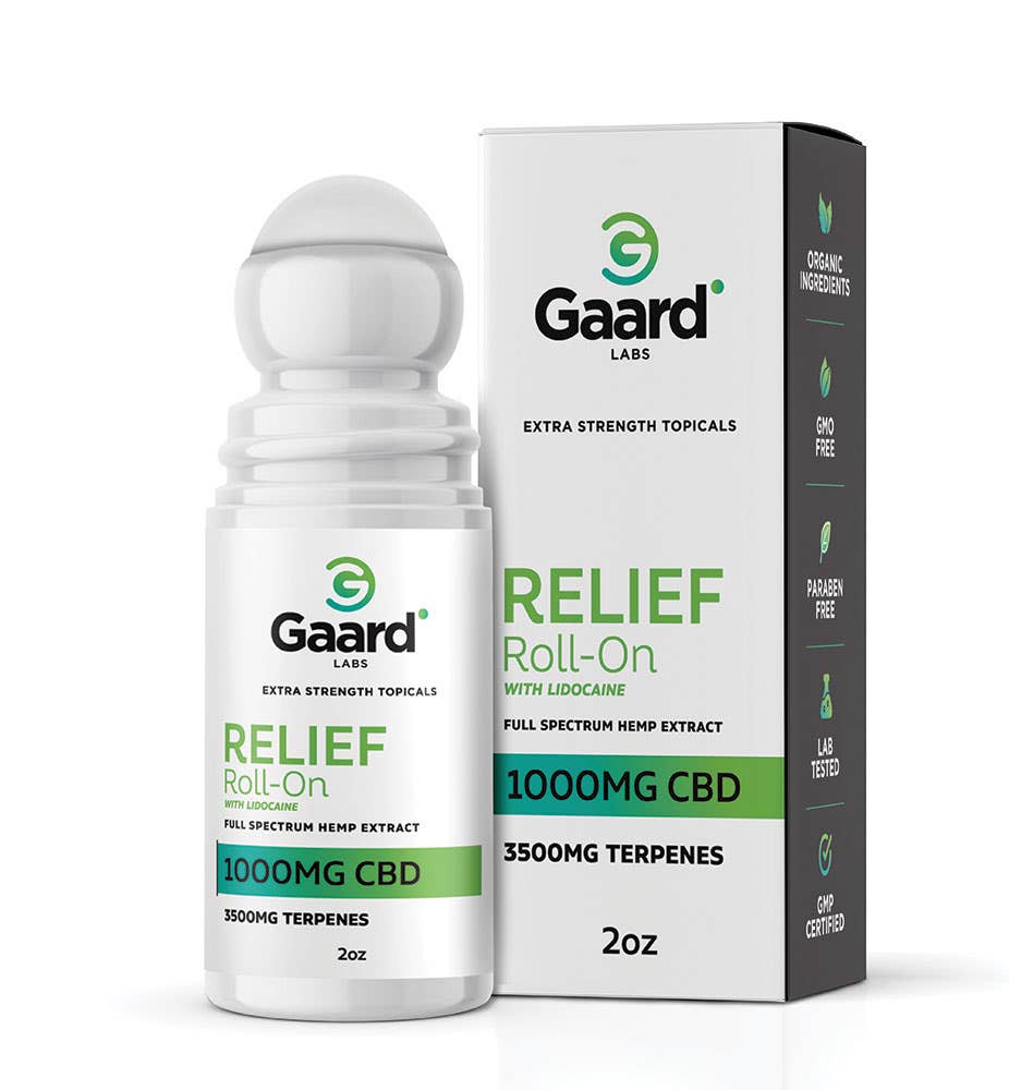 Gaard Labs™ CBD Relief Roll-On - with Lidocaine