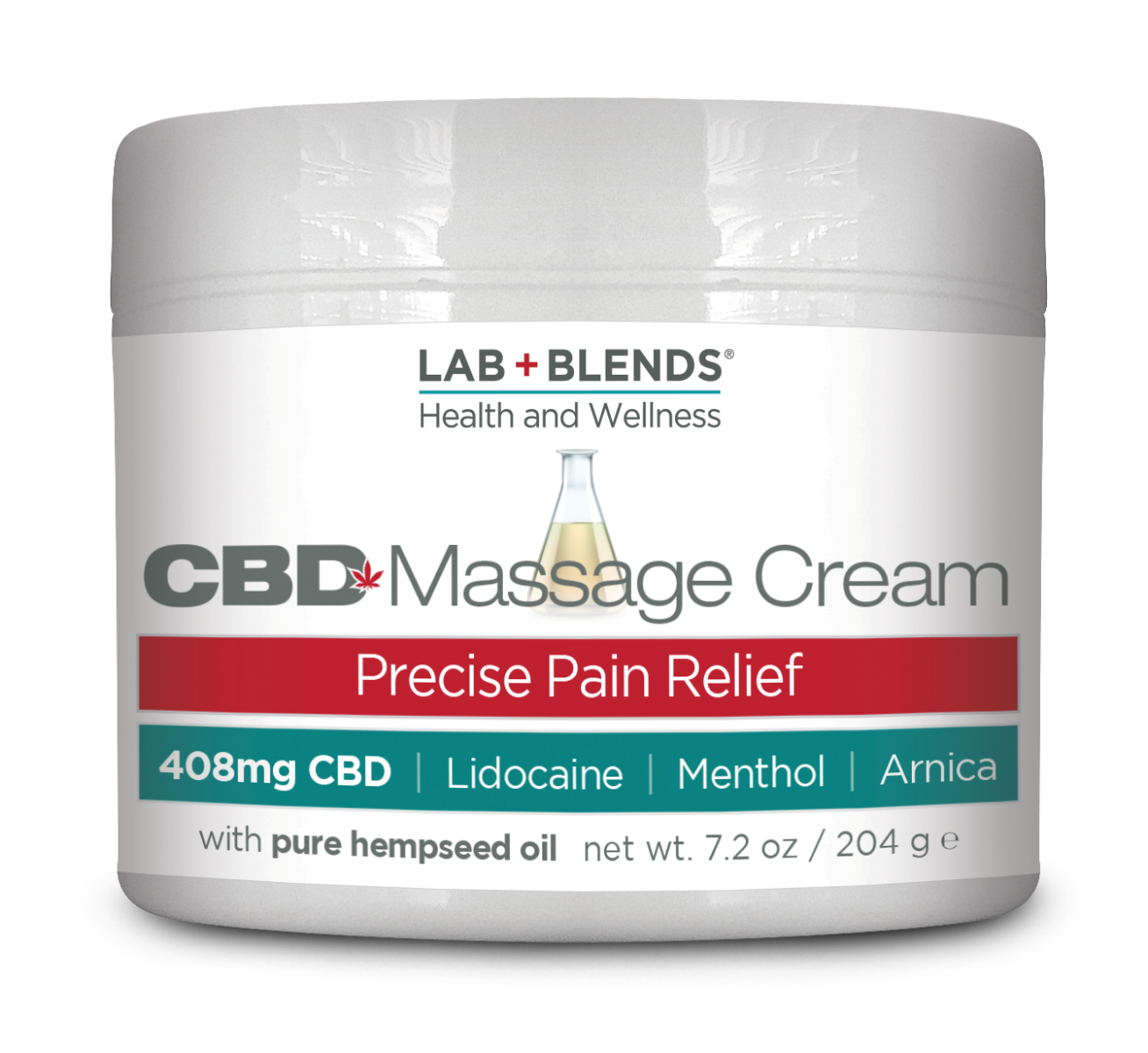 Lab+Blends408mgCBDMassageCream-7.2ozByBIOTONE®