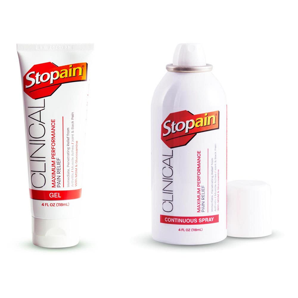 Stopain Clinical Topical Analgesics The Big Deal 12 4 oz Tubes 12 4 oz Sprays 187$