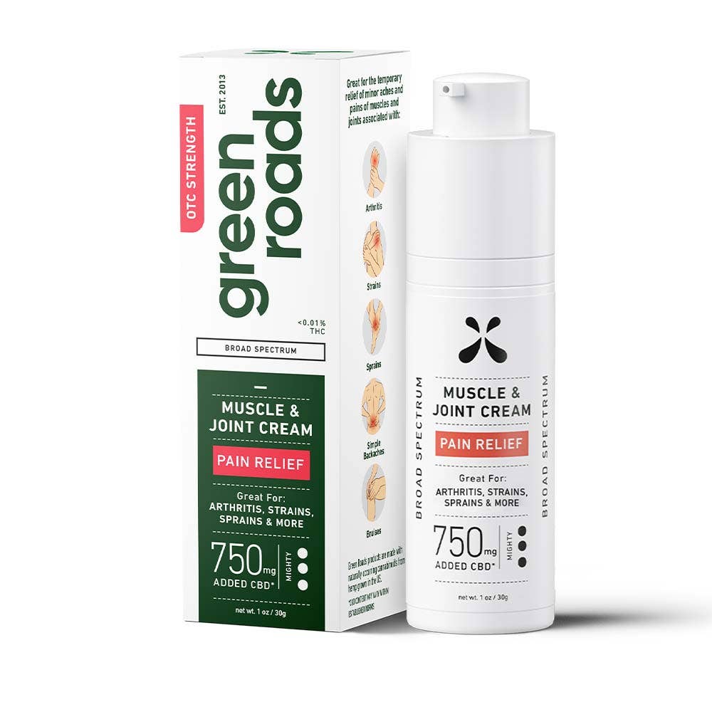 Green Roads Pain Relief Cream 750mg 35$