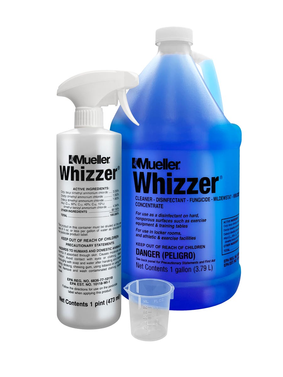 MuellerWhizzer®CleanerandDisinfectant,GallonW/1PintBottles