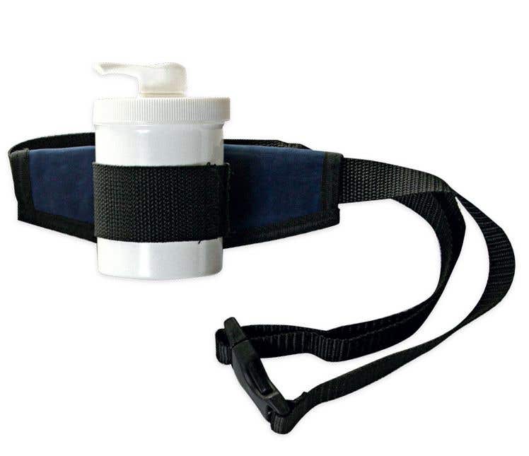 Jar Holster With Empty Jar And Twist Lock Pump