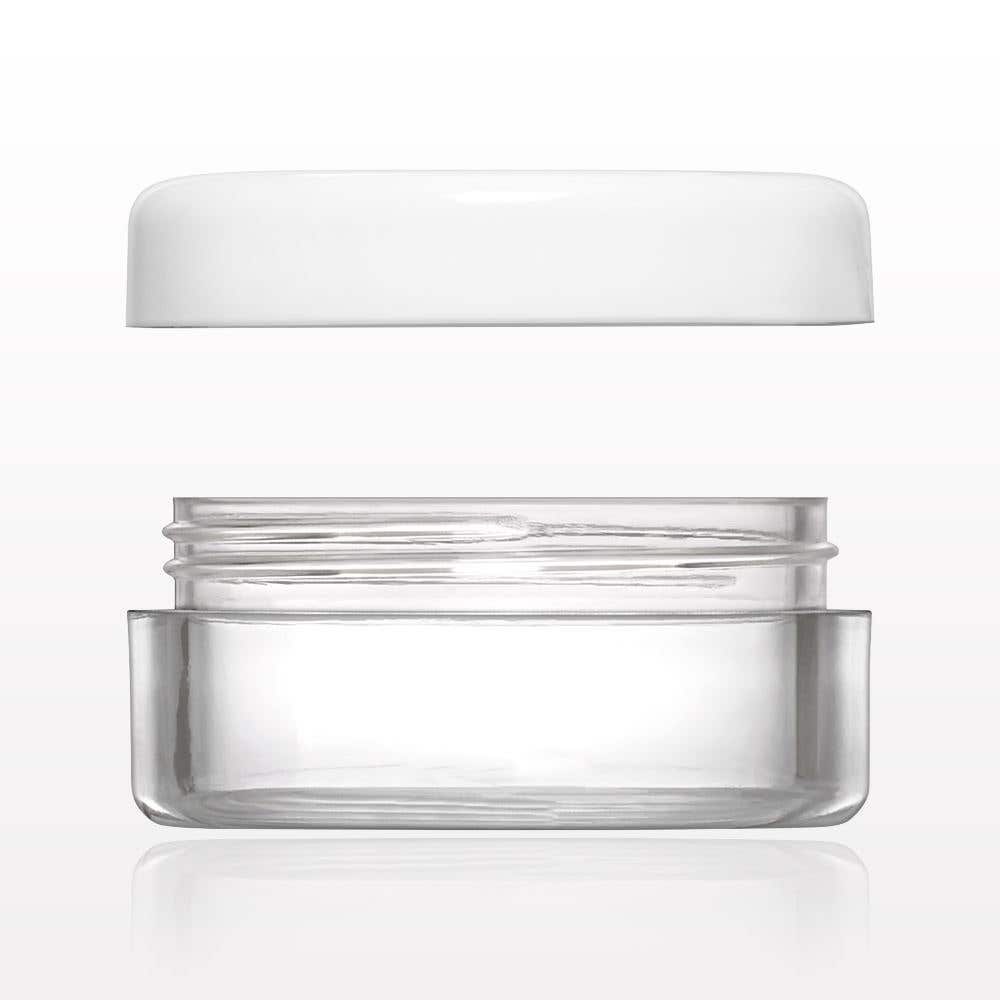 Sample Jar with Flat Thread Cap 5 Gram 300 Count