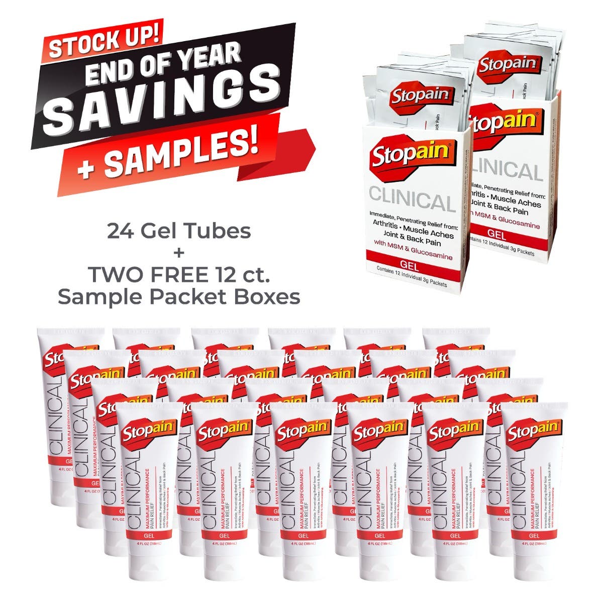 Stopain Buy 24 Tubes And Get 2 Free Sample Boxes 174$