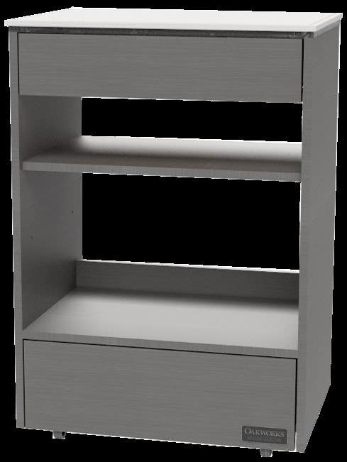 OAKWORKS® Masters Collection Halo Trolley with 2 Drawers