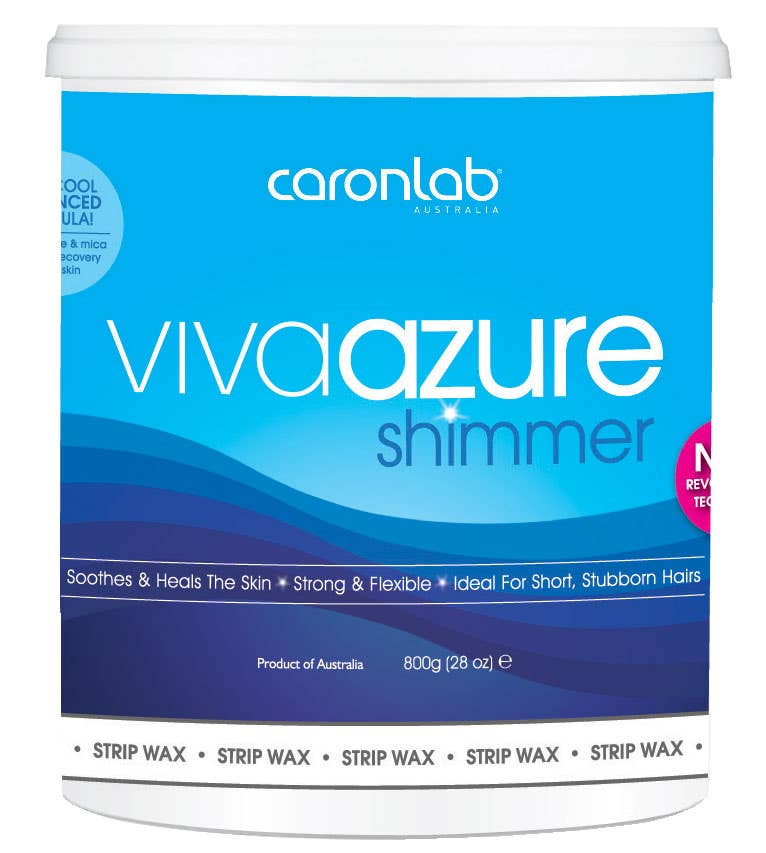 caronlab® Viva Azure Shimmer Strip Wax