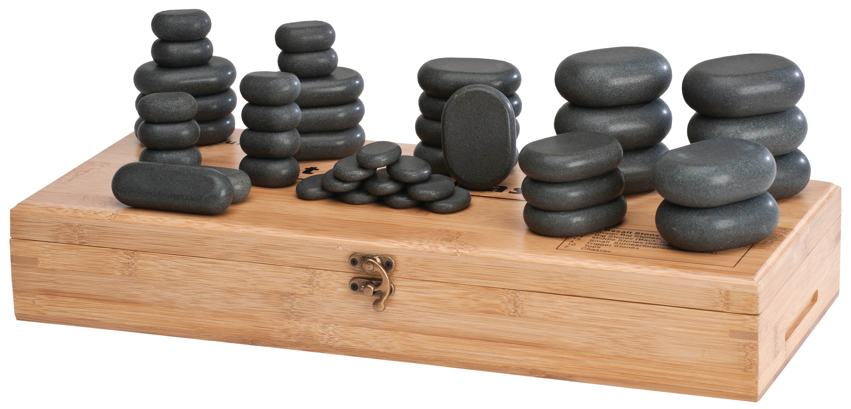 Custom Craftworks™ Hot Stone Set with Cool Stones 45 Piece