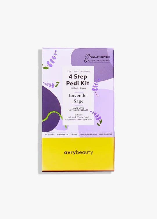 AvryBeauty 4 Step Pedi Kit Milk Honey 3$